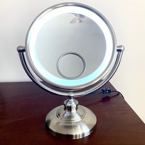 light up conair dual sided cosmetic mirror